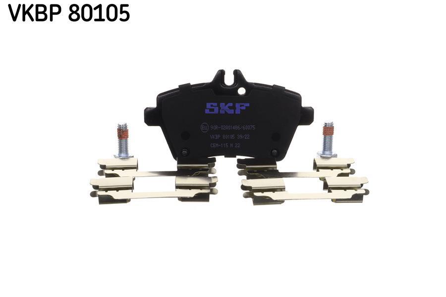 Jogo de 4 pastilhas de travão SKF VKBP 80105